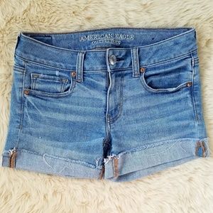 American Eagle Super super stretch midi shorts